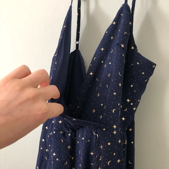Dreamy Celestial Stars and Moons Dressy Jumpsuit - Picture 3 of 12